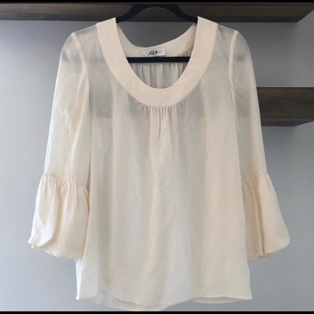 Tibi Cream Blouse